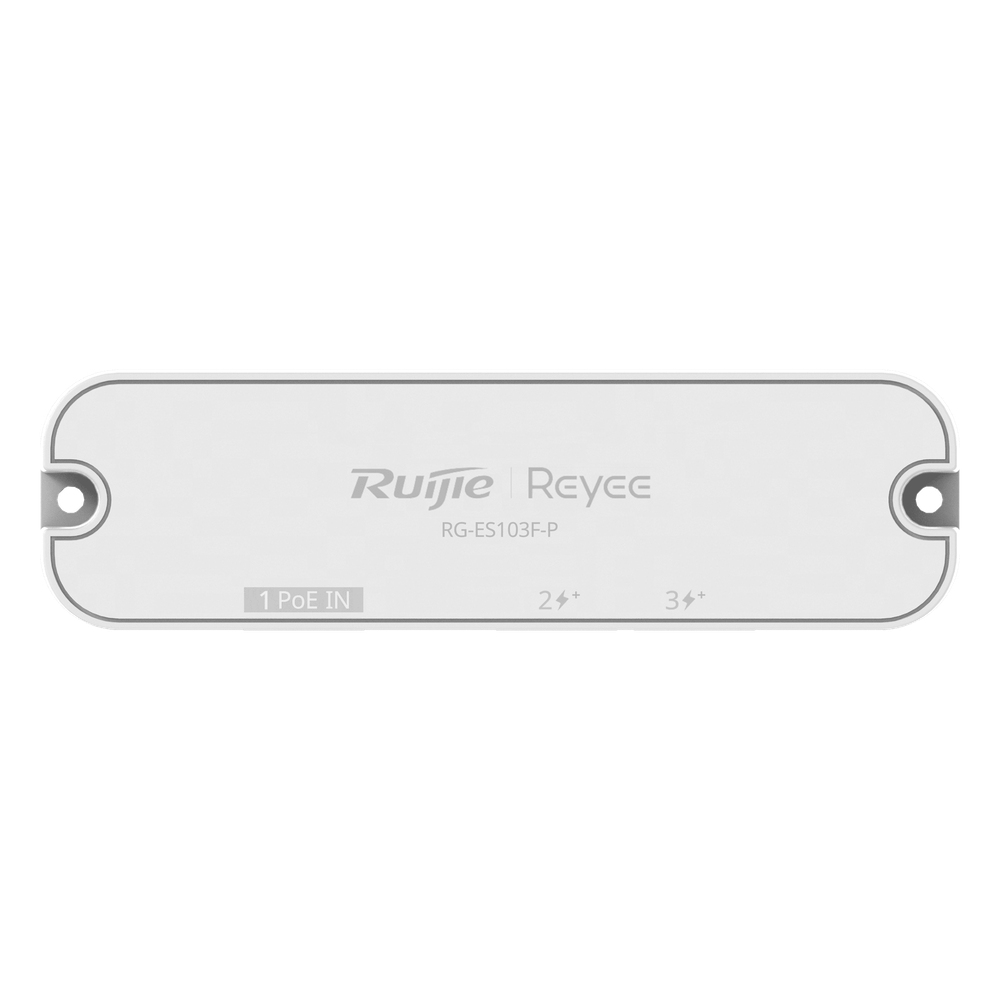 Switch No Administrable PoE-In 3 Puertos / 2 Puertos PoE+ 10/100BASE-T / 1 Puerto PoE-In 10/100BASE-T / Presupuesto PoE 30 W / Switching 0.6 Gbps / Protección 4 kV / Plug and Play / Montaje Pared/Escritorio