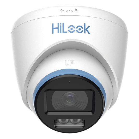[Dual Light + ColorVu] Turret TurboHD 3K / 5 Megapixel / Lente 3.6 mm / 40 mts IR EXIR + 40 mts Luz Blanca / Micrófono Integrado / Exterior IP67 / dWDR