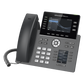 Teléfono IP Wi-Fi, Grado Operador, 6 líneas SIP con 6 cuentas, pantalla a color 4.3", puertos Gigabit, Bluetooth, PoE, codec Opus, IPV4/IPV6 con gestión en la nube GDMS