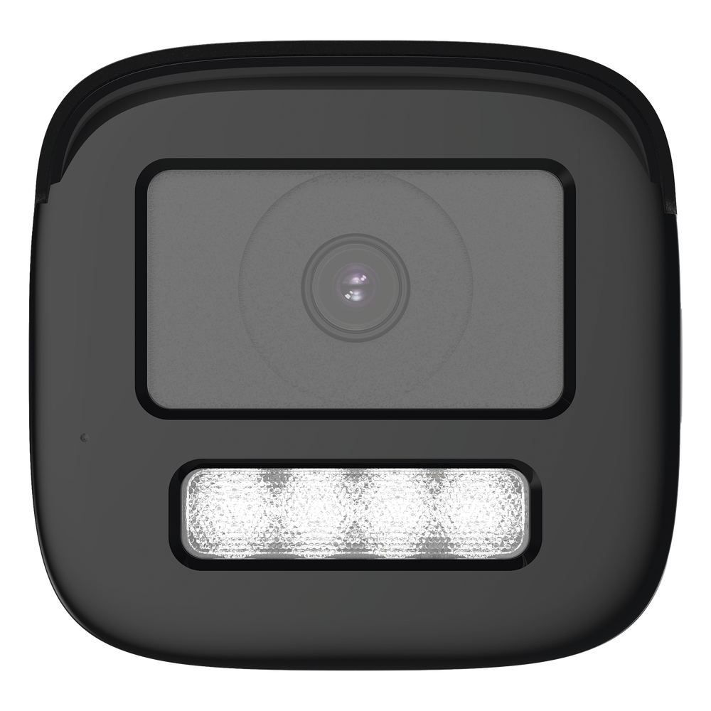[Audio Bidireccional + Dual Light + ColorVu] Bala TURBOHD 4K (8 Megapixel) / Lente 3.6 mm / 80 mts IR EXIR + 80 mts Luz Blanca / Micrófono y Bocina Integrado / Exterior IP67 / Metal / dWDR