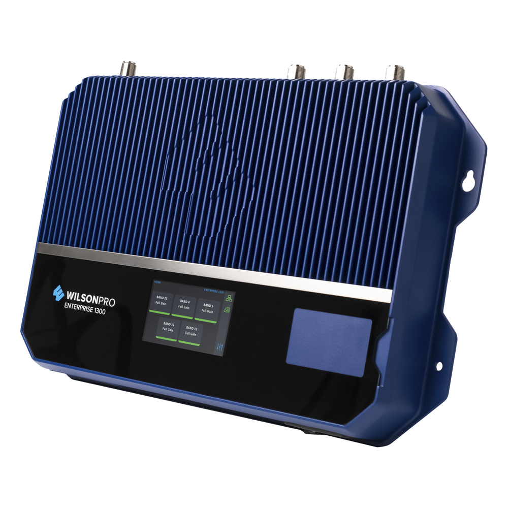 Amplificador de señal celular Enterprise 1300/ Mejora las llamadas convencionales y VoLTE / Soporta los datos de las tecnologías 2G, 3G y 4G de TELCEL, AT&T y MOVISTAR / Función MT y XDR.