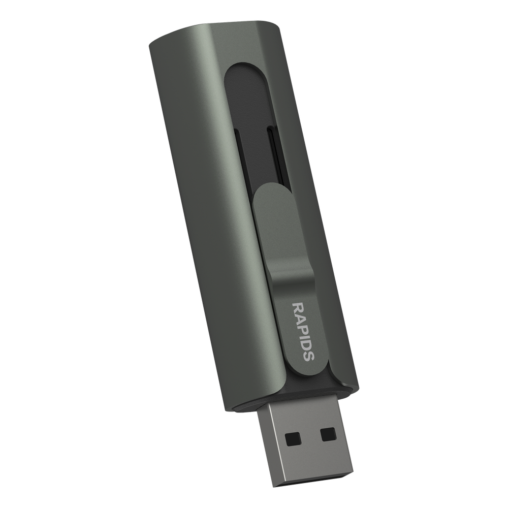 Memoria USB Dual impulsado por SSD Core / 256 GB / USB-C y USB-A / 1000 MB/s de Escritura