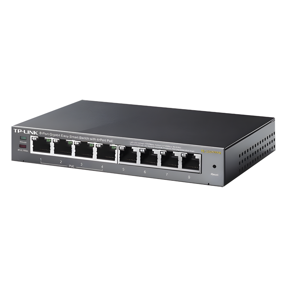 Easy Smart Switch PoE JetStream , 8 puertos 10/100/1000 Mbps  55 W