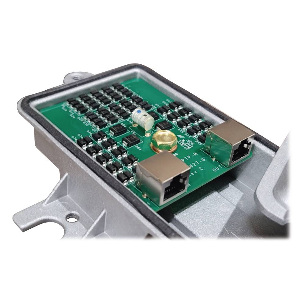 Protector PoE Metálico Exterior / SASD / 1000 Mbps 90W / RJ45 / NEMA 3R / ATEX Certificado