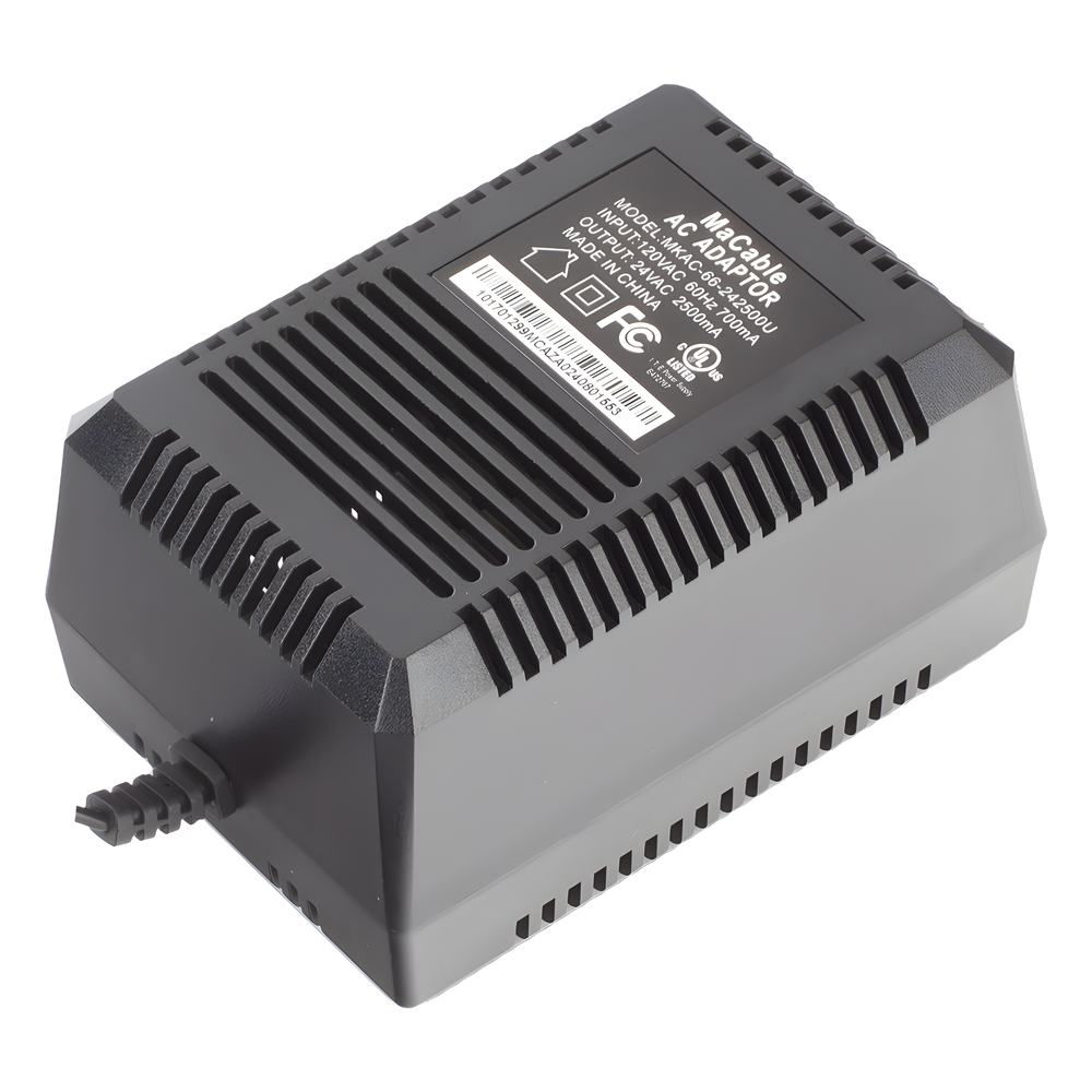 Transformador de 24 VCA / 2.5 Amp (60 VA) / Multiples Usos / Recomendado para PTZ TURBOHD e IP / Interior