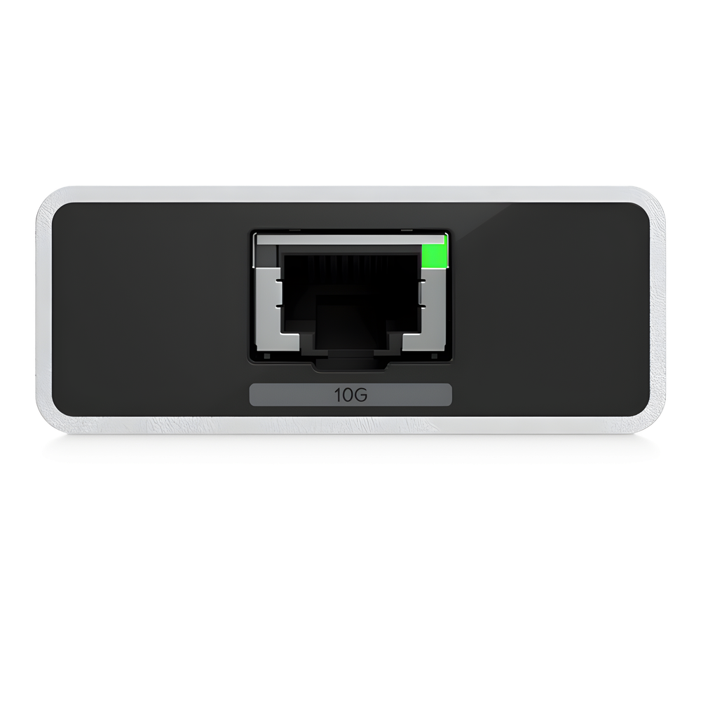 Adaptador USB-C a Ethernet 10 GbE Plug-and-Play que Permite Conectividad de Alta Velocidad en Equipos Compatibles con USB4 / Thunderbolt, Ideal para Entornos Profesionales de Red
