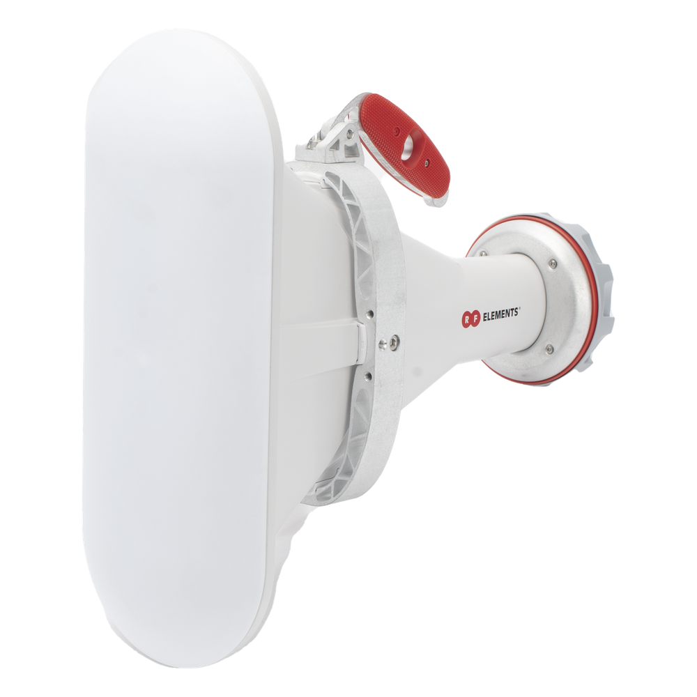 Antena asimétrica de 90° (90°H 25°V) 16 dBi tipo cuerno 5180-6000 MHz altamente eficiente, sin cables, sin perdidas, sin lóbulos listas para TwistPort, Montaje mejorado