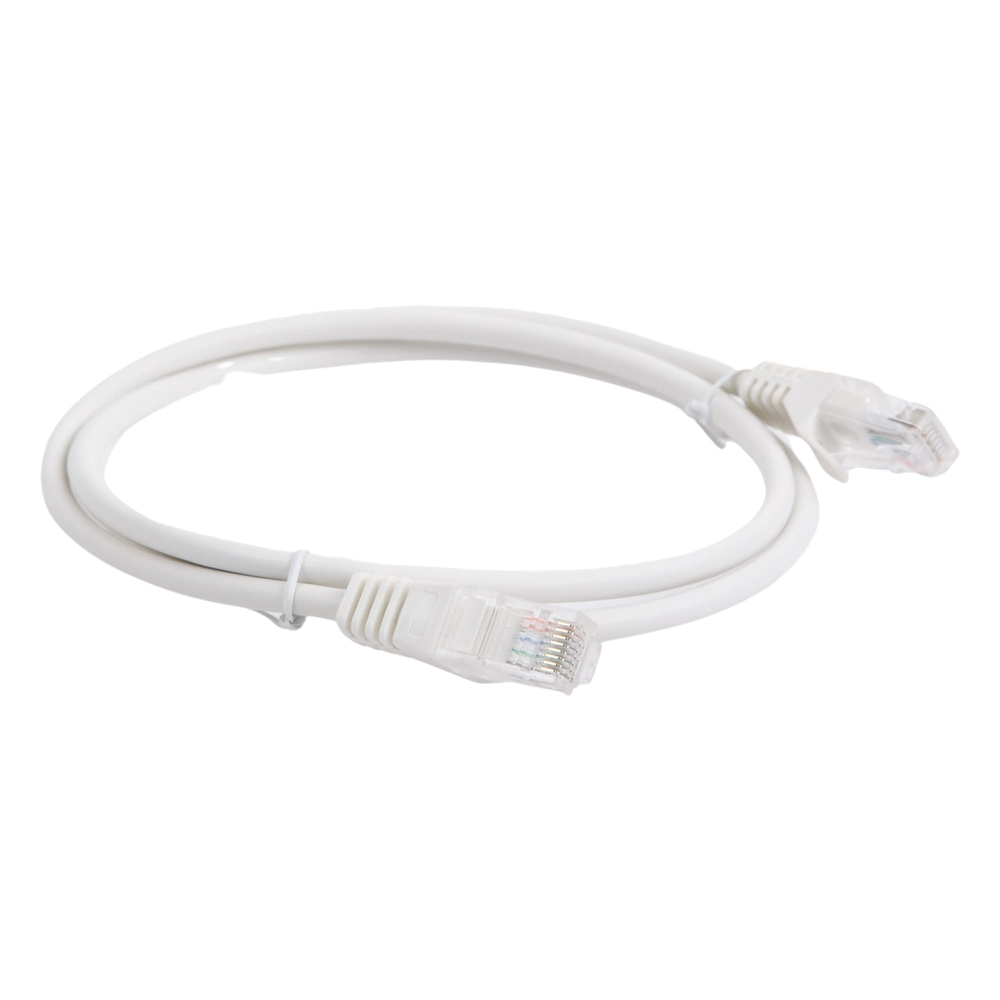 Cable de Parcheo UTP Cat5e - 1 Metro (3.28 Pies) - Blanco