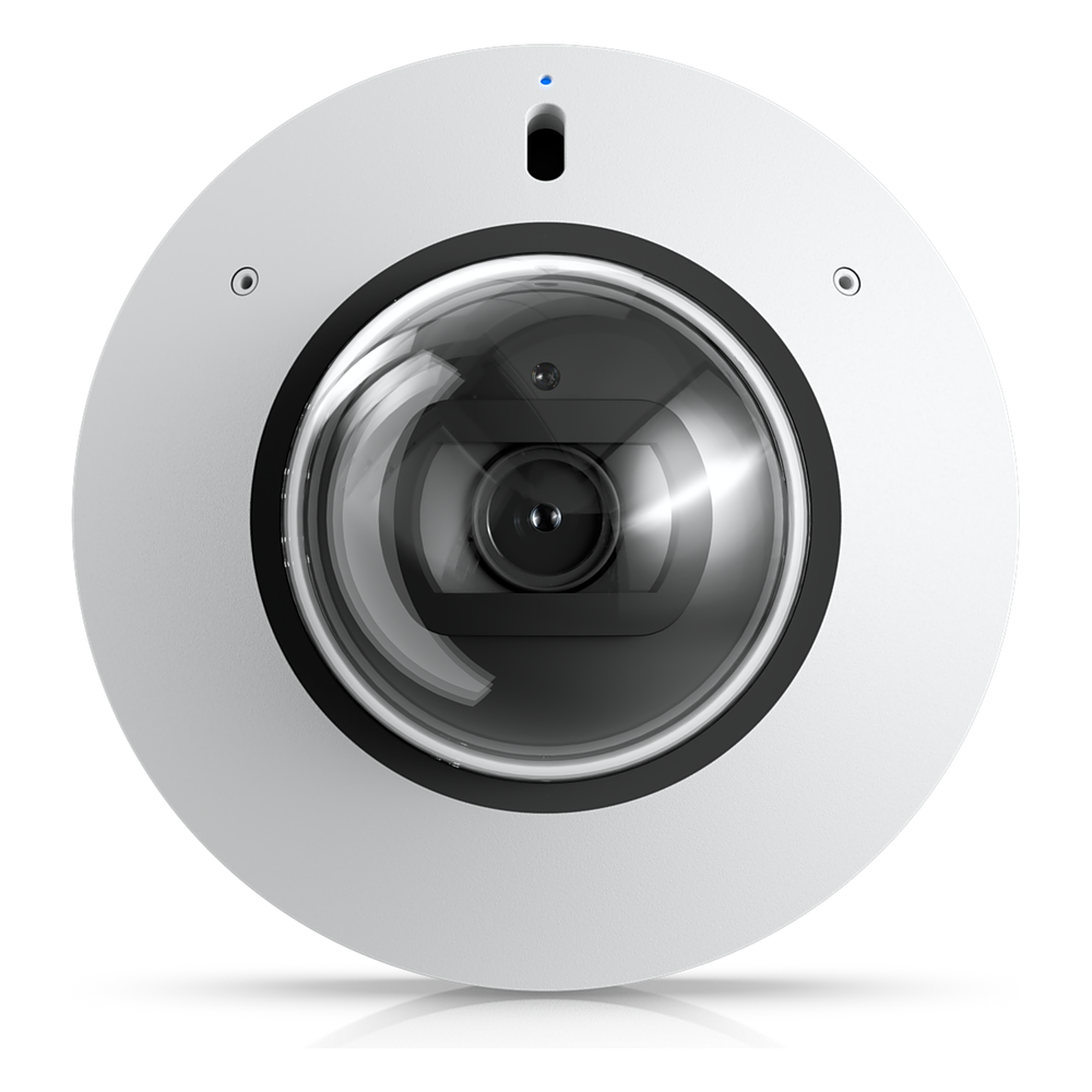 Mini Domo G6 Dome 4K de UniFi Anti vandalismo para Exterior con AI Multi-TOPS / Visión Nocturna IR / Poe+ Audio Bidireccional (Color Blanco)
