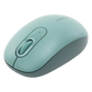 Mouse Inalámbrico 2.4G 800/1200/1600/2400 DPI | Función de 3 botones | Alcance 10m | Silencioso |  Ergonómico | Anti-caída y Anti-interferencias | Batería Alcalina AA incluida  | Color Green.