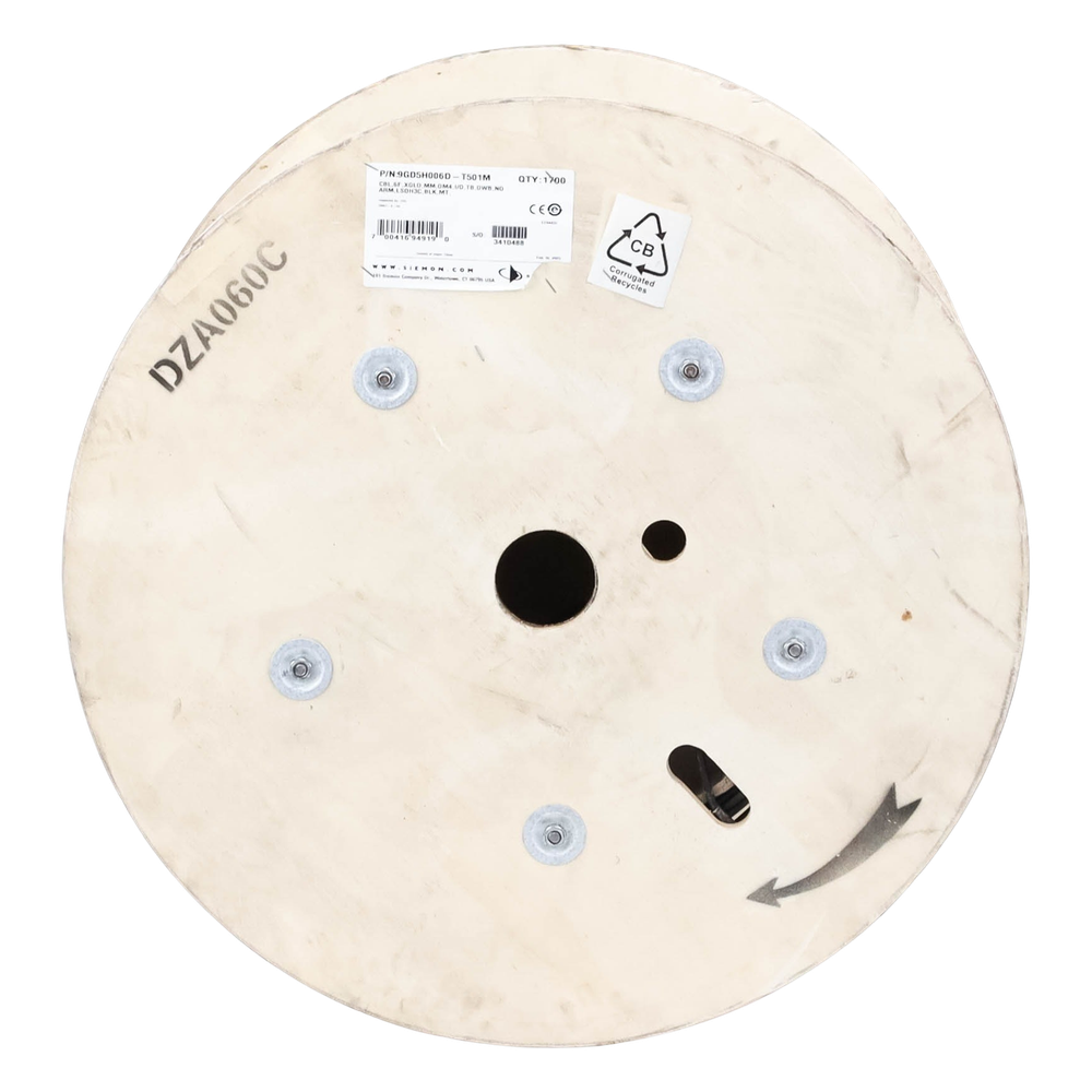 Cable de Fibra Óptica de 6 Hilos, Interior/Exterior, Tight Buffer, No Conductiva (Dieléctrica), LS0H, Multimodo OM4 50/125 Optimizada, 1 Metro (3.28 Pies)