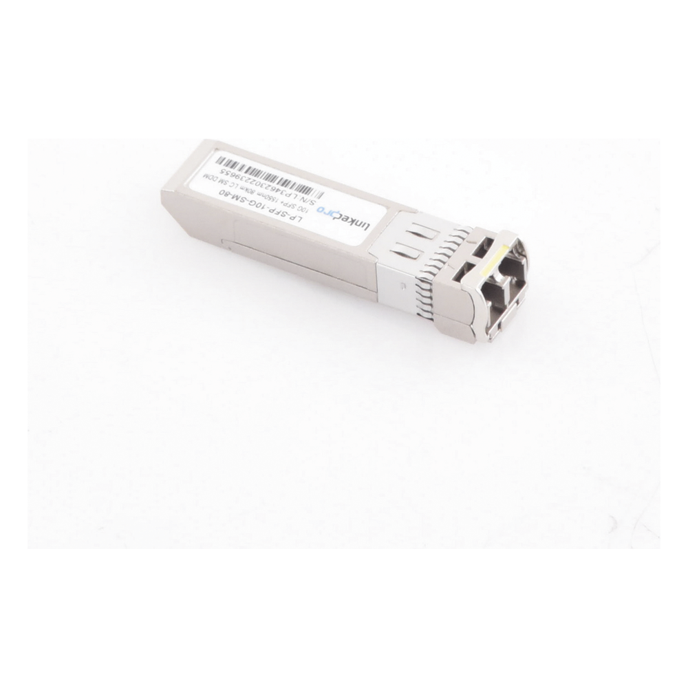 Transceptor Óptico SFP+ (Mini-Gbic) / Monomodo 1550 nm / 10 Gbps / 10GBASE-ZR / Conectores LC/UPC Dúplex / DDM / Hasta 80 km