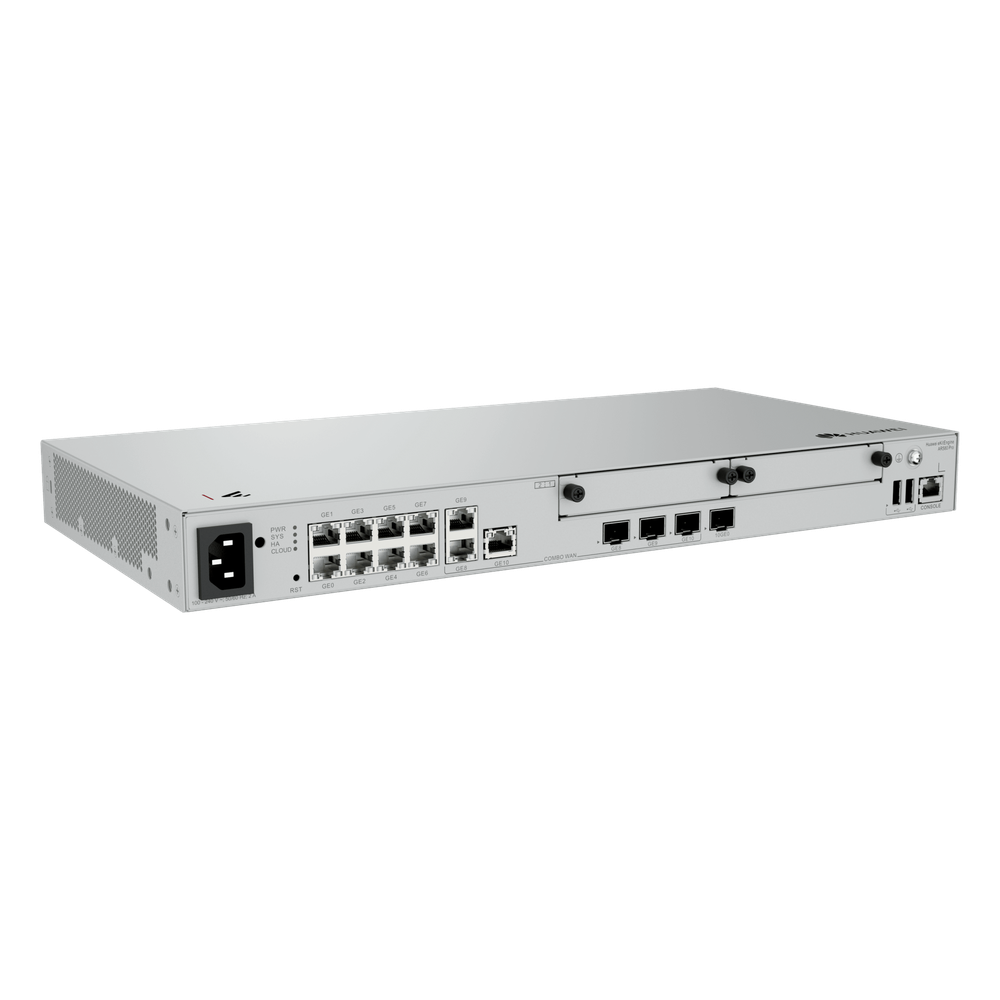 Router Empresarial / LAN: 1 SFP+ & 8×GE / WAN: 1 × SFP+ & 2×GE / 1,200 Usuarios / 128 APs Gestionables / 1,000 Túneles IPsec / 3 Gbps / Firewall NGFW IPS Antivirus