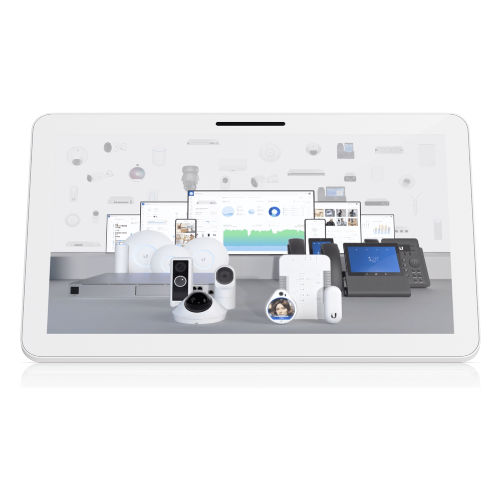 UniFi Connect UC-Display – Pantalla Interactiva de 21.5” FHD para Digital Signage Centralizado, con Multi-Touch Capacitivo, PoE++, Procesador Octa-Core ARM Cortex-A53 de 2.2 GHz y Montaje VESA