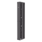 Organizador Vertical PatchRunner™, Doble (Frontal y Posterior), Para Rack Abierto de 45 Unidades, 8in de Ancho, Color Negro