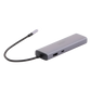 HUB USB-C (Docking Revodok) 6 en 1 | 3 Puertos USB-A 3.0 (5 Gbps) | USB-C PD 100W | HDMI 4K@30Hz | Entrada 1 RJ45 (Gigabit Ethernet) | Chip de Última Generación | Potente Disipación de Calor |  Caja de Aluminio.