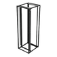 Organizador Vertical de Cables Rack 48 UR / Acero Negro / Sección 95x208 mm / Capacidad 726 Cables / Fijación Flecha 1.75 pulg