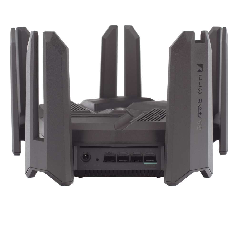 Home Router inalámbrico MESH Wi-Fi 7, Diseñado para GAMING con doble puerto WAN 2.5G para Sumar Ancho de banda, 3 puertos LAN 2.5G, 4 puertos LAN Gigabit.