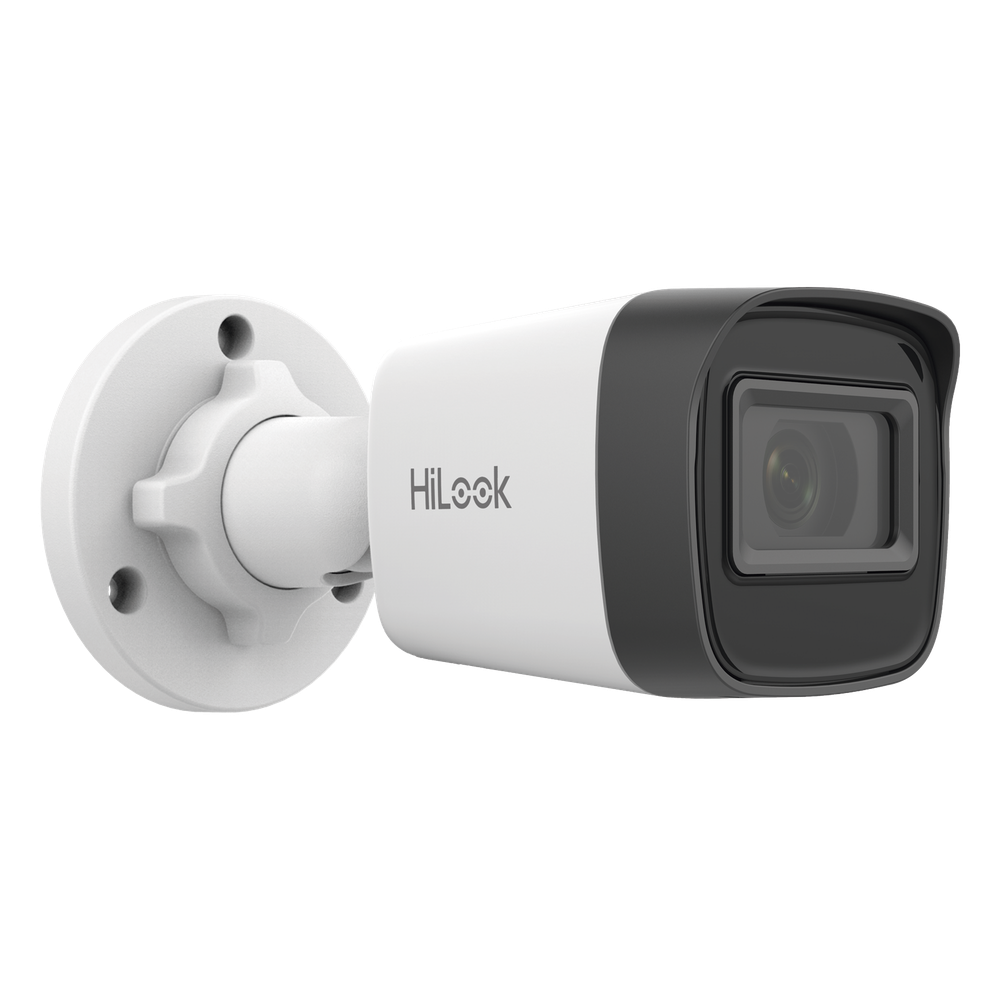 HiLook Series / Bala IP 2 Megapixel (1080p) / Lente 2.8 mm / 20 mts IR / Exterior IP67 / PoE / dWDR / H.265+ / ONVIF