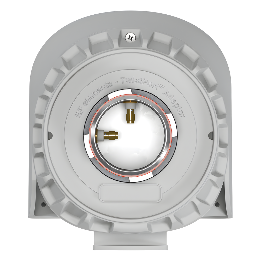 Adaptador TwistPort™ para Radio R5-AC-LITE Ubiquiti listo para antenas RF Elements, 5180-6400 MHz sin perdidas