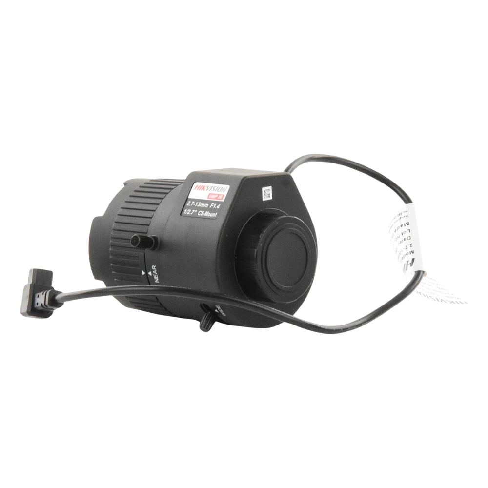 Lente Varifocal 2.7 A 13 mm / Resolución 6 Megapixel / Iris Automático / Formato 1/2.7" / Compatible con Cámaras HIKVISION