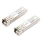 Transceptores Ópticos Industriales Bidireccionales SFP+ (Mini-Gbic) / Monomodo 1270 & 1330 nm / 10 Gbps / 10GBASE / Conector LC/UPC Simplex / DDM / Hasta 10 km / 2 Piezas