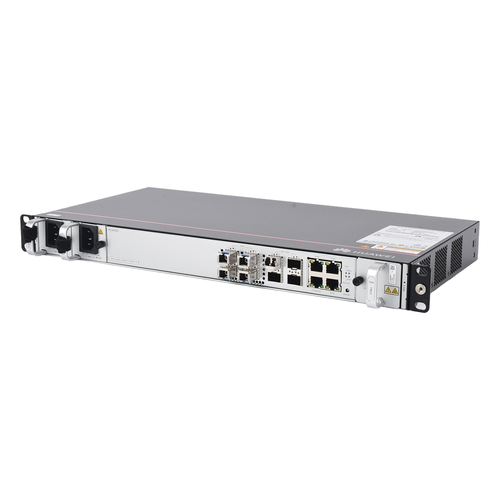 OLT GPON OptiXAccess 4 Puertos con Módulos C+, 4 Puertos Uplink (10GE/GE), Hasta 256 ONTs, 2 Fuentes de Alimentación AC, 1 UR