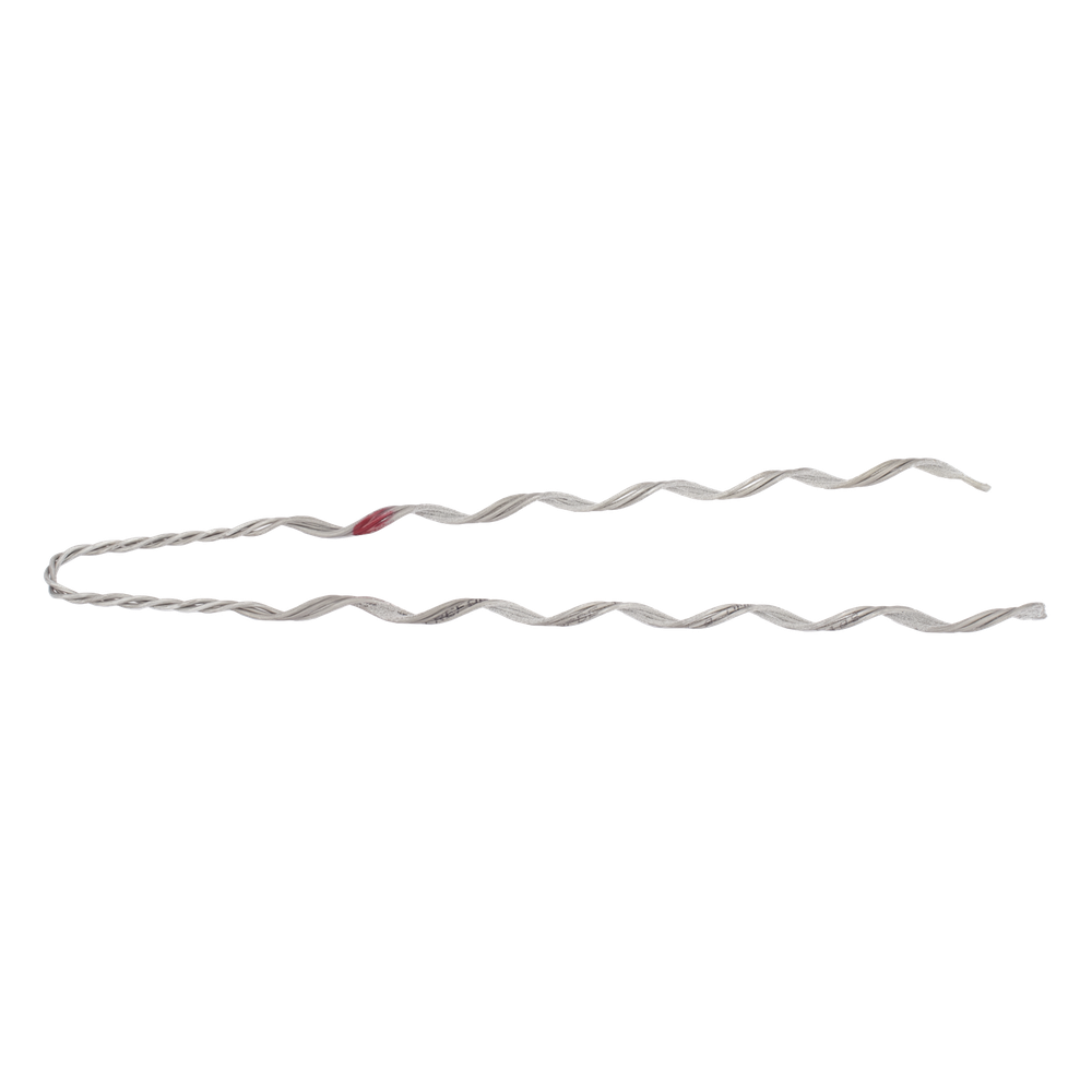 Remate Preformado de Acero Galvanizado para Fibra Mini-ADSS de 24 hilos SPAN 120 metros, diámetros 7.5 - 8 mm