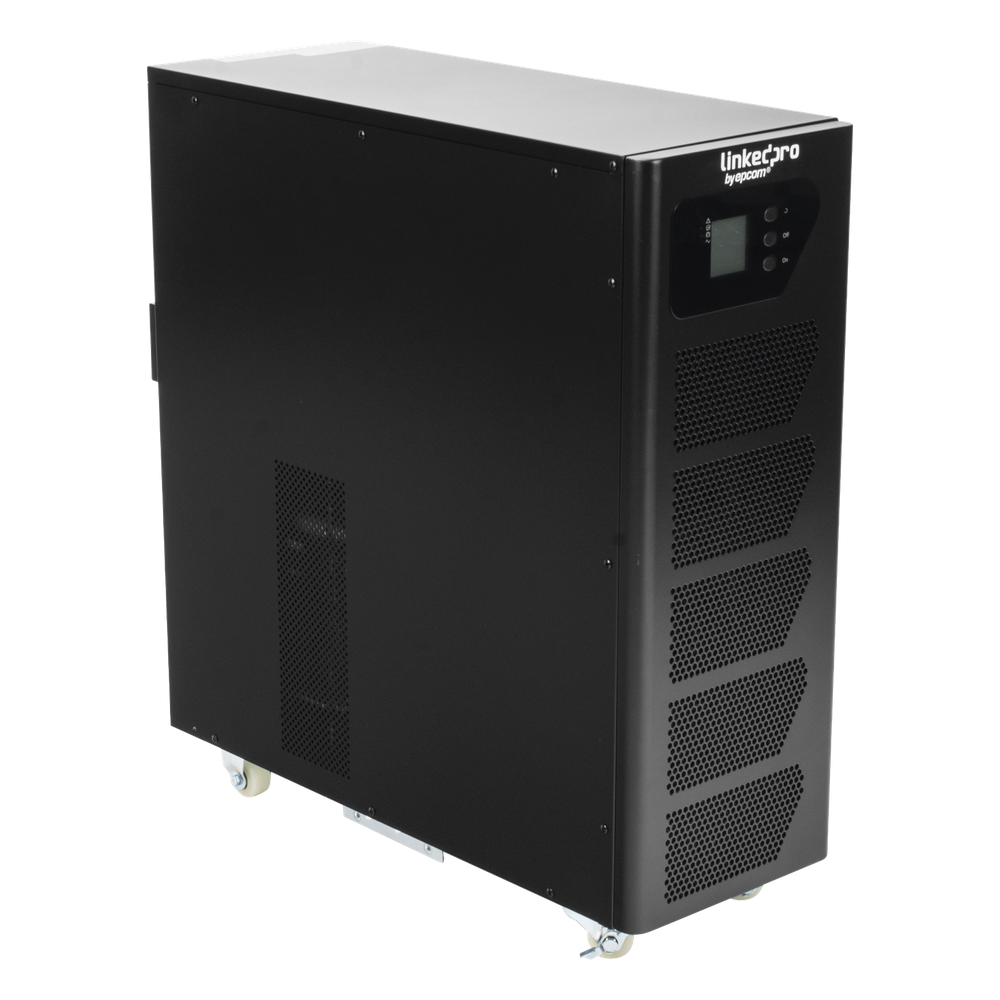 UPS Tipo Torre de 10KVA / Online Doble Conversión / Salida Fase Dividida 220V o 2 x 120V / Paralelismo hasta 4 Unidades / Pantalla LCD Táctil 7" / Onda Senoidal Pura