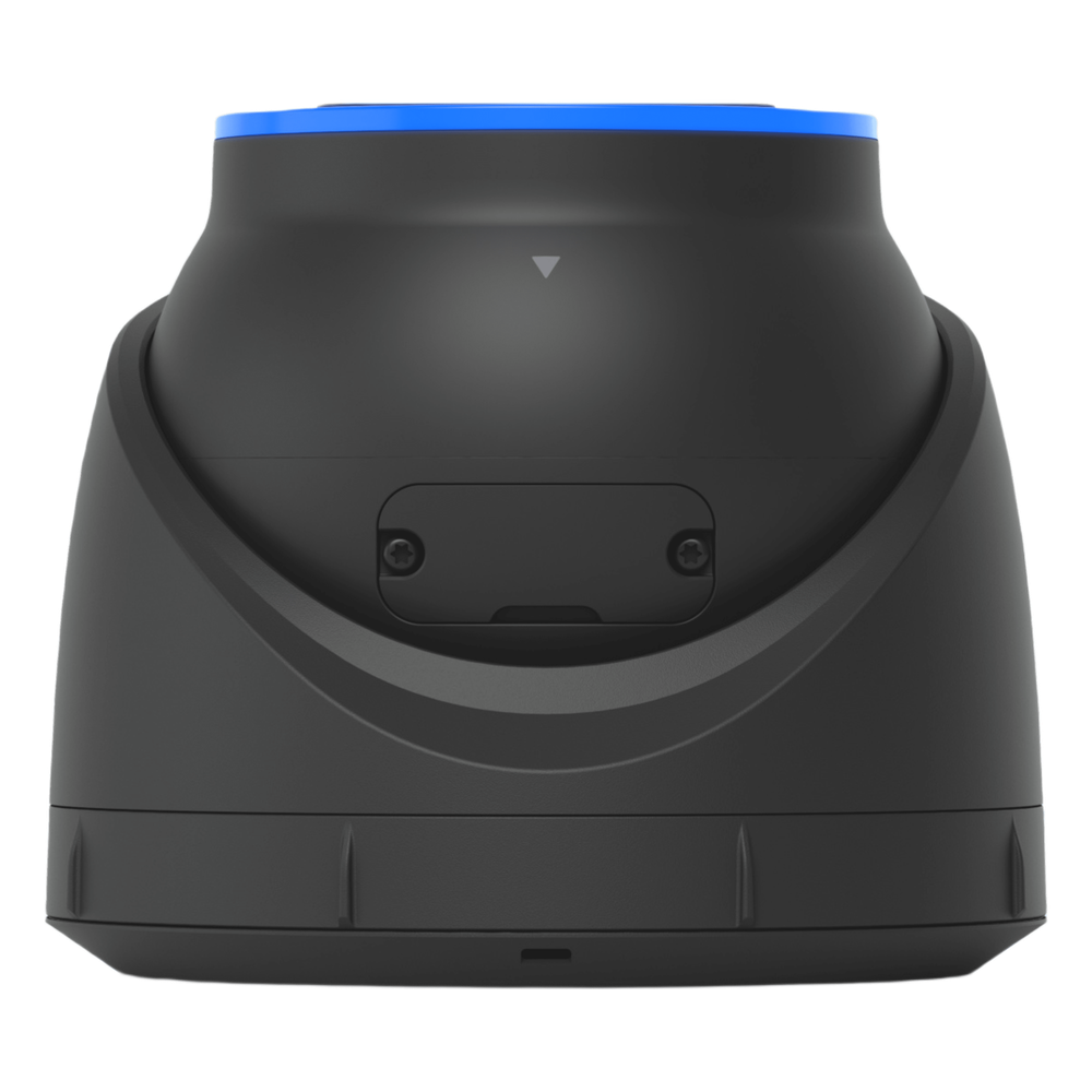 Cámara UniFi Protect Turret AI Negra / 4K(8MP) / Ángulo ultra-ancho 109.9 / Visión Nocturna IR 40 m / AI Avanzado: Reconocimiento de Rostros y Matrículas / LED p/color en la noche / Micrófono 2 vías / ranura Micro