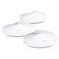 Kit 3 Routers Inalámbricos MESH Interior para Hogar / Doble Banda Wi-Fi 5 AC1300 Mbps / 2 Puerto Gigabit WAN/LAN / 4 Antenas Internas / Administración Mediante la App Deco (iOS, Android) / Protección HomeCare