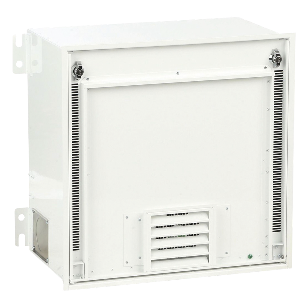 Gabinete PanZone Premium, de Montaje en Techo, Con 2 UR Para Equipo Activo y 6 UR Para Paneles de Parcheo, Fabricado en Acero, Color Blanco
