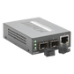Convertidor de Medios con Doble Puerto SFP 1000BASE-FX/SX/LX y Puerto Ethernet 1000Base-T