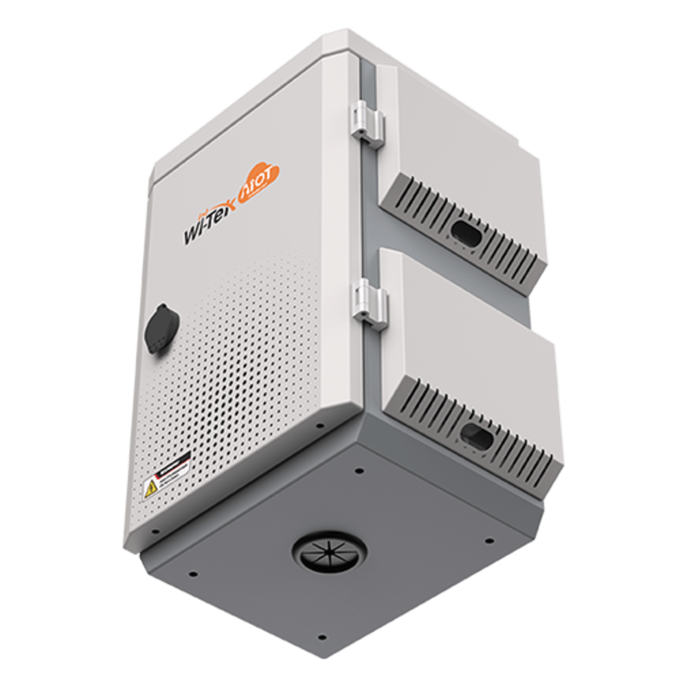 Gabinete de Acero Ventilado para Exterior 180 x 340 x 160 mm con Rieles DIN y 4 Placas Laterales para Montaje de Equipos por Fuera