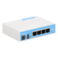 (hAP Lite) 4 Puertos Fast Ethernet y  Wi-Fi 2.4 GHz 802.11 b/g/n