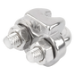 Nudo/ Perro/ Abrazadera Acero Forjado para Cable de 1/4", Acero Inoxidable.
