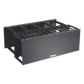 Organizador de Cables Horizontal NetManager de Alta Densidad, Doble (Frontal y Posterior), Para Rack de 19in, 4UR