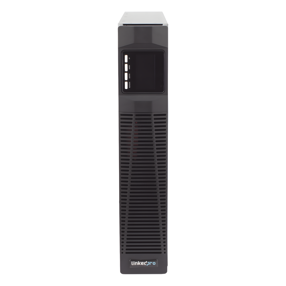 UPS de 2000VA/1800W / Topología On-Line Doble Conversión / Entrada y Salida de 120 Vca / Clavija de Entrada NEMA 5-20P / Pantalla LCD Configurable / Formato Rack/Torre