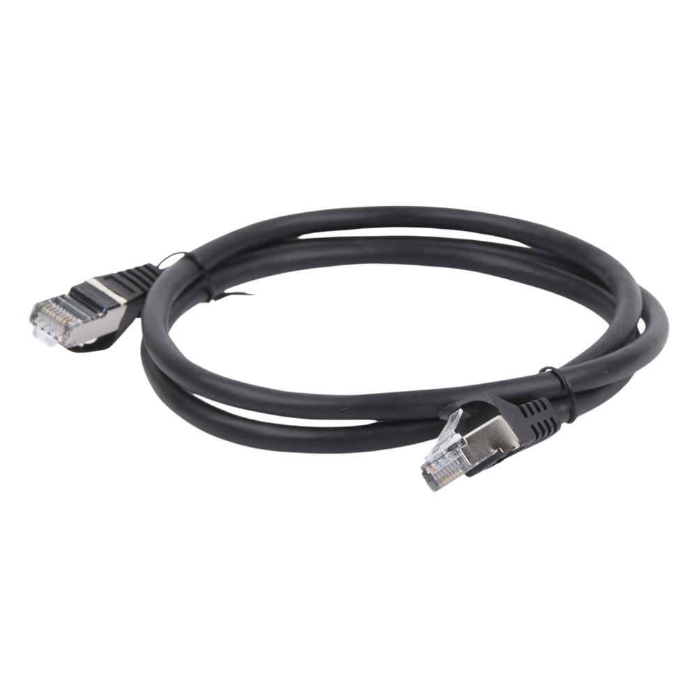 Cable de Parcheo FTP Cat6 - 1.0 Metro (3.28 Pies) - Negro