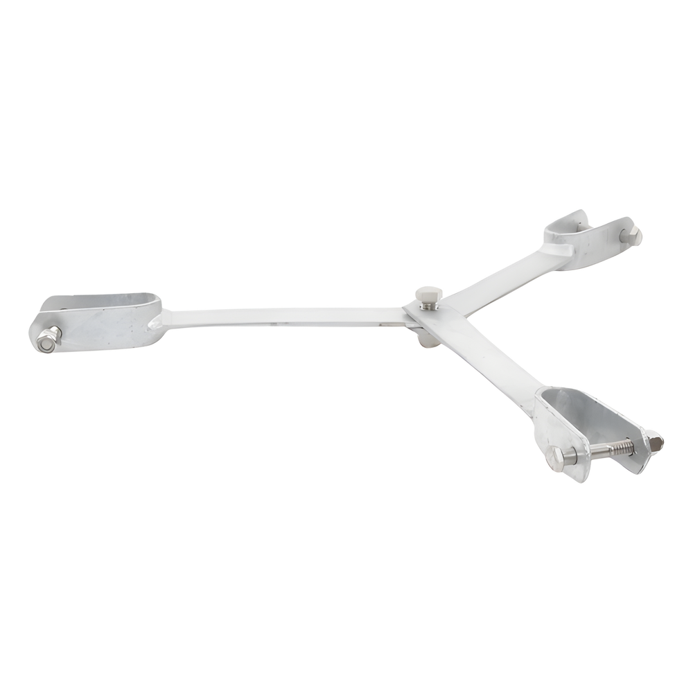Brida para sujeción de retenida compatible con tramos STZ30G, Galvanizado por Inmersión en Caliente.