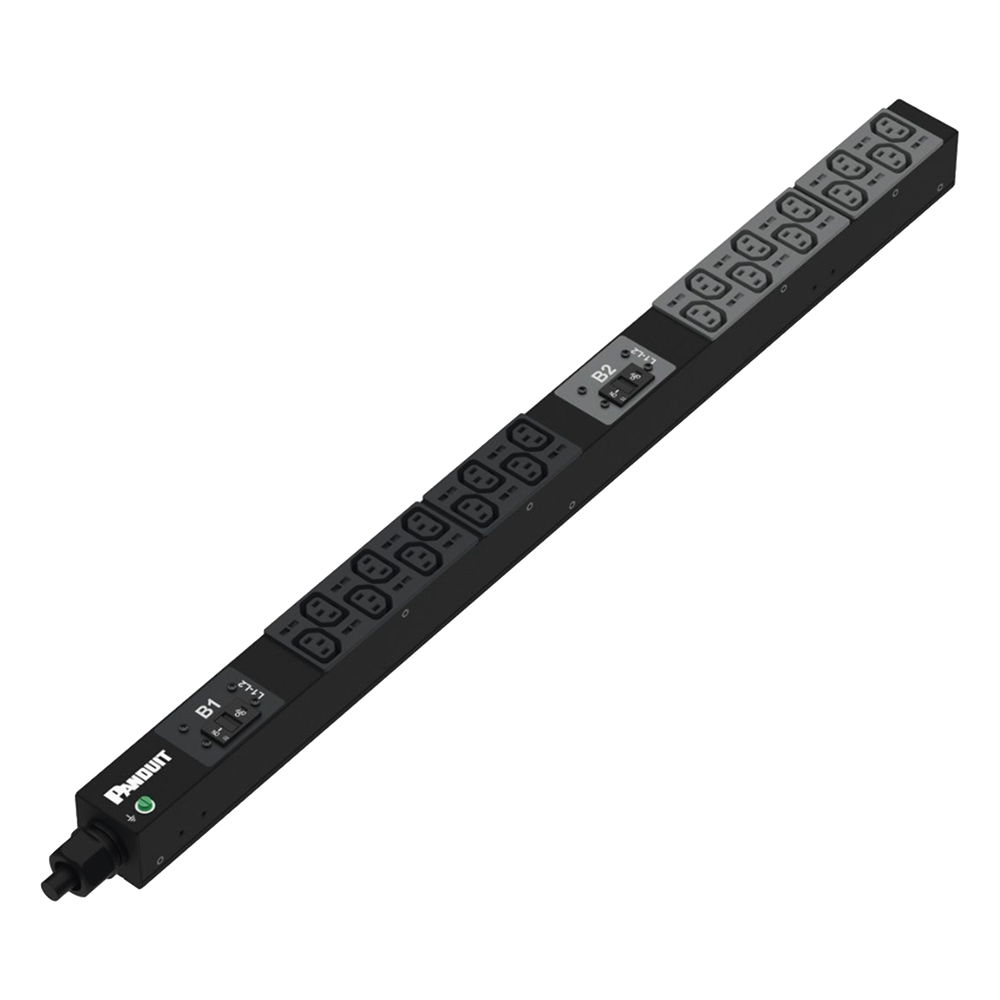 PDU Básico para Distribución de Energía, Enchufe de Entrada NEMA L6-30P, Con 20 Salidas C13, de Instalación Vertical, 208 Vca, 30 Amp