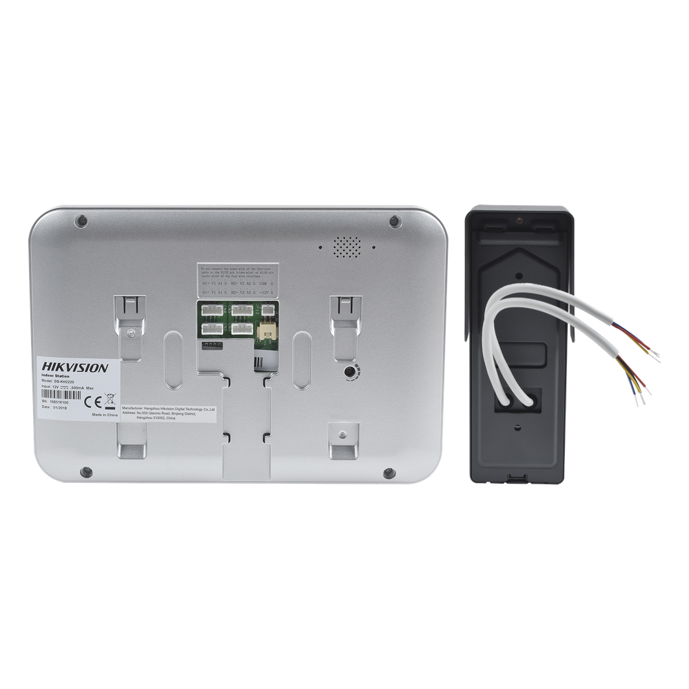 Kit de Videoportero Analógico con Pantalla LCD a Color de 7" / Frente de Calle para Exterior IP65 / Salida de Relevador