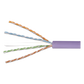 Bobina de Cable UTP Reelex, de 4 Pares, Desempeño Cat6, LS0H (Bajo Humo, Cero Halógenos), Color Violeta, 24 AWG, 305 Metros (1000 Pies)