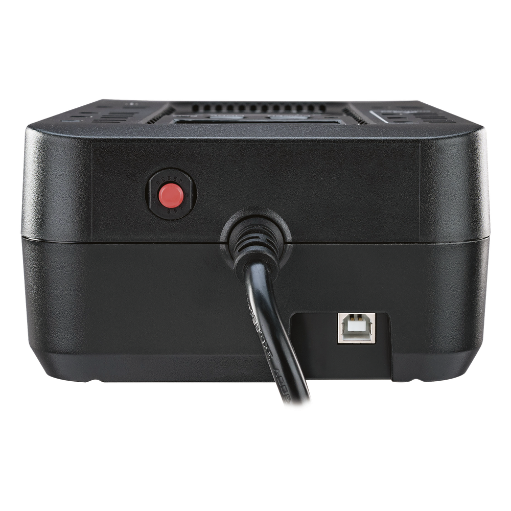 UPS de 450 VA/260 W, Topología Standby con Modo Ahorrador ECO, Entrada 120 Vca NEMA 5-15P, Con 8 Tomas NEMA 5-15R