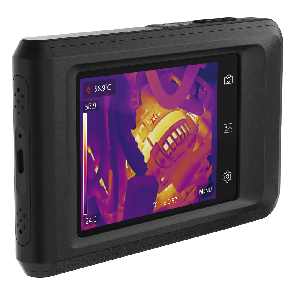 Pocket2 - Cámara Termográfica de Bolsillo / Pantalla Táctil 3.5" / Resolución IR 256 x 192 y Visual 8MP / Rango de -20°C a 400°C / SuperIR / Wi-Fi y Bluetooth / Memoria 16GB