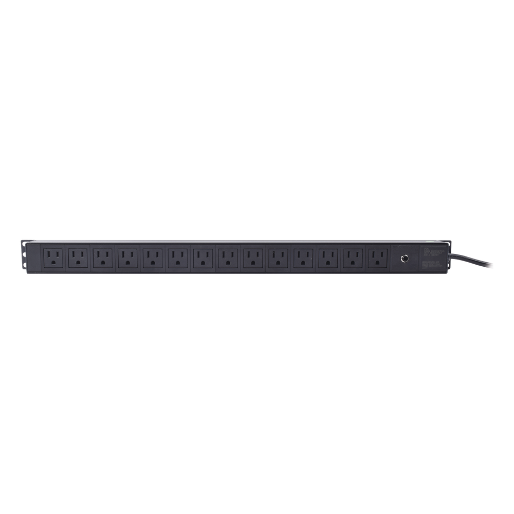 Unidad de Distribución de Energía (PDU) / 14 Tomas / 125 V / Montaje Vertical / Cable 1.90 m (6.2 ft) / Gabinete 650 mm (25.6 in) de Ancho