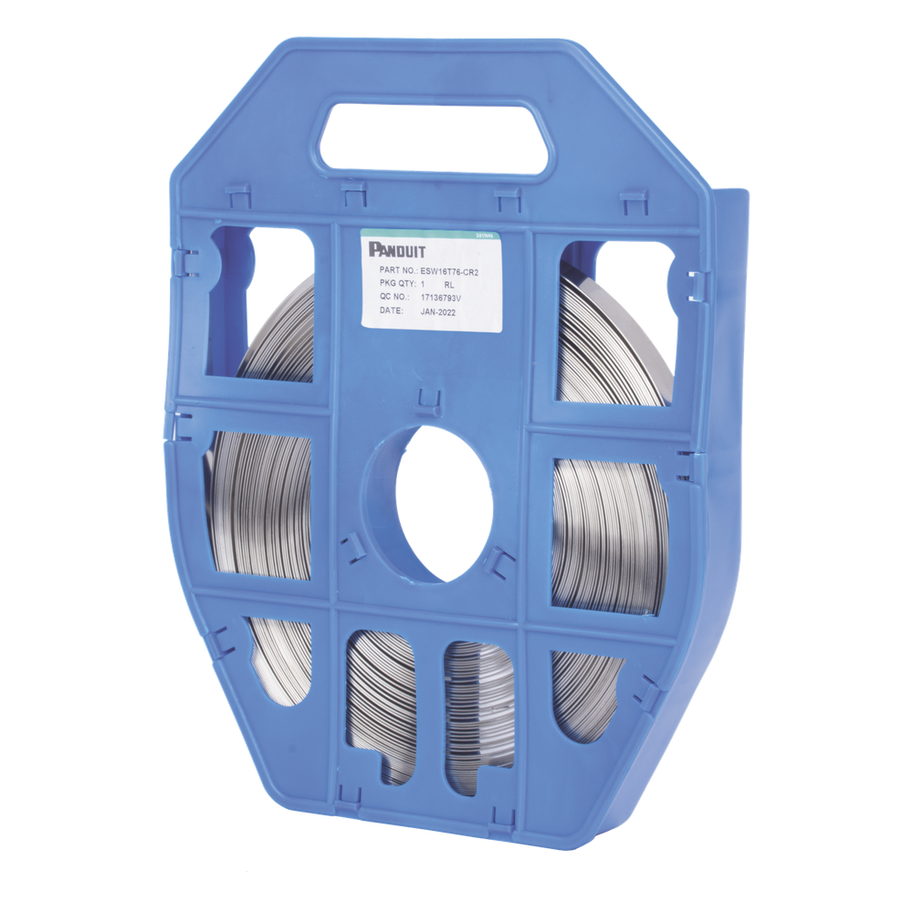 Fleje PanSteel™ de Acero Inoxidable 201, 16 mm de Ancho (5/8), 0.75 mm de Espesor, Rollo de 30.5 metros