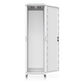 UACC Rack Cabinet 42U (600 × 1000 mm) – Gabinete de Piso Totalmente Ensamblado con Ventiladores Integrados, Paneles Removibles, Ruedas con Seguro y Puerta Frontal Perforada para Óptimo Flujo de Aire