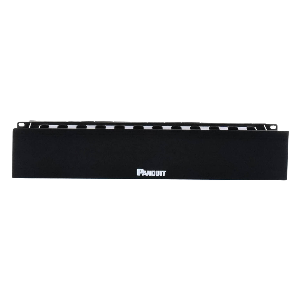 Organizador de Cables Horizontal PatchLink, Sencillo (Solo Frontal), Con Tapa Extendida, Para Rack de 19in, 2UR