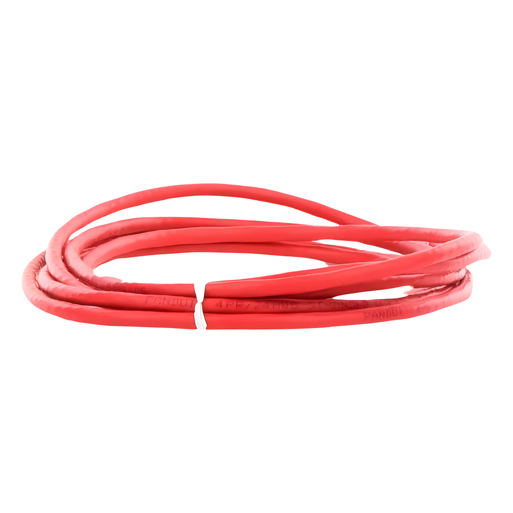 Cable de Parcheo UTP Categoría 6, con Plug Modular en Cada Extremo - 3 Metros (9.84 Pies) - Rojo